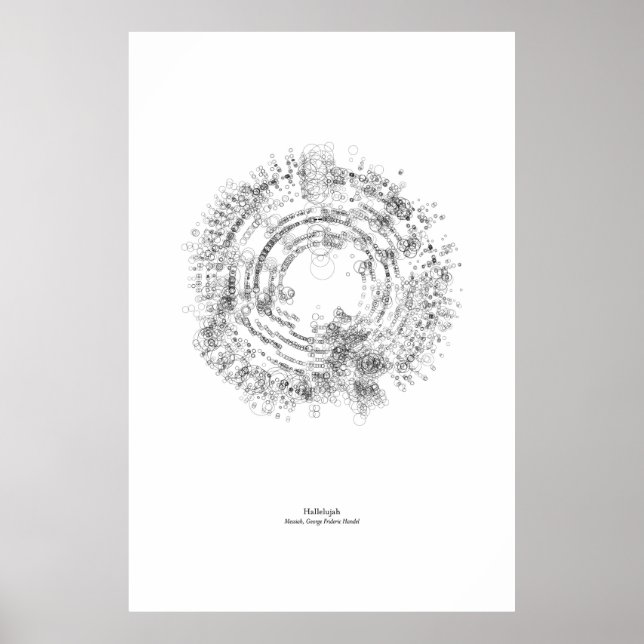 Affiche Hallelujah (noir) (Devant)