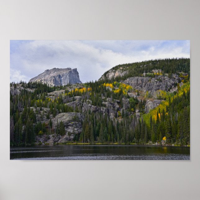 Affiche Hallett Peak, Rocky Mountain National Park, CO (Devant)