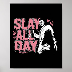 Affiche Halloween 2 Saint Valentin Michael Myers Tout Slay