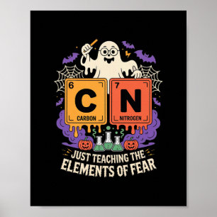 Affiche Halloween 67 Mème Science Chimie Professeur Périod