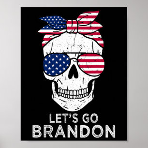 Affiche Halloween Allons-y Brandon Ndana Skull Aviation Su