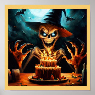 Affiche Halloween - Anniversaire 6