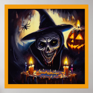 Affiche Halloween - Anniversaire 7