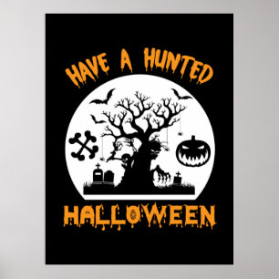 Affiche Halloween Avoir Un Anniversaire D'Halloween Drôle