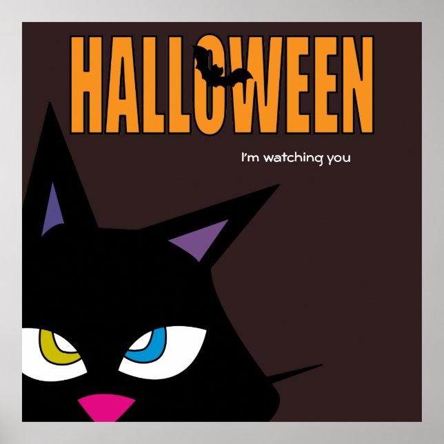 Affiche Halloween B-CAT (Devant)