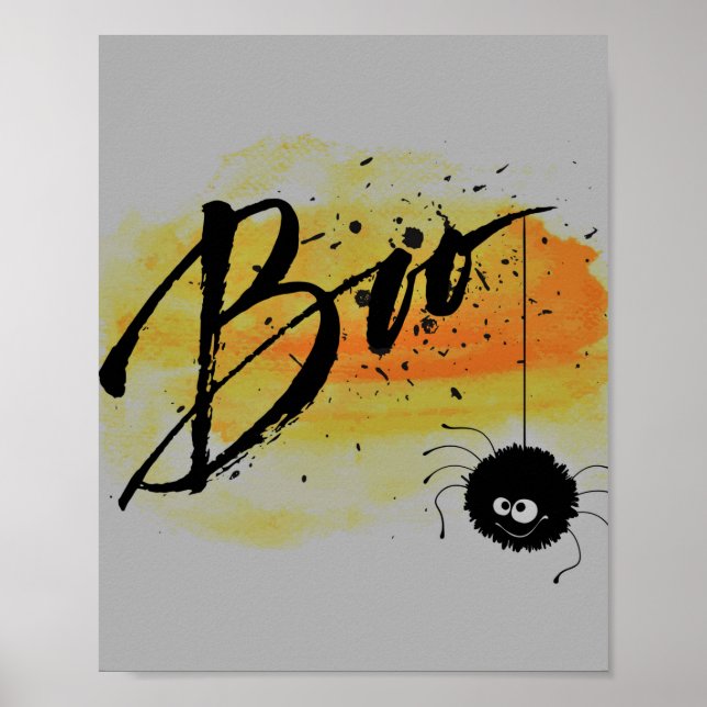 Affiche Halloween Boo (Devant)