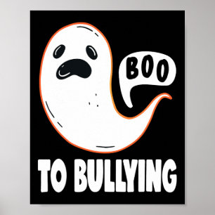 Affiche Halloween Boo To Bulling Stop Bulling Unity Day