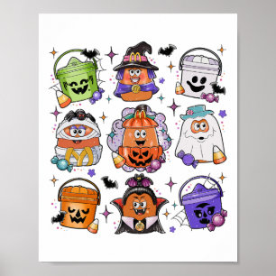 Affiche Halloween Café Funny Halloween Saison Éffrayant