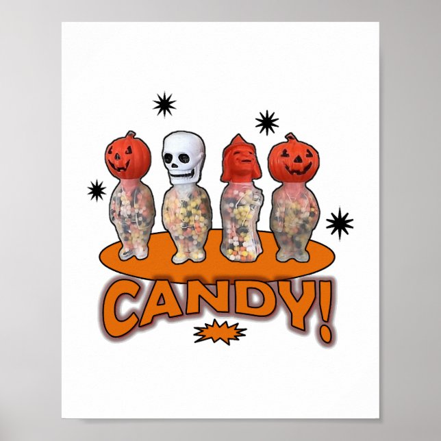 AFFICHE HALLOWEEN CANDY (Devant)