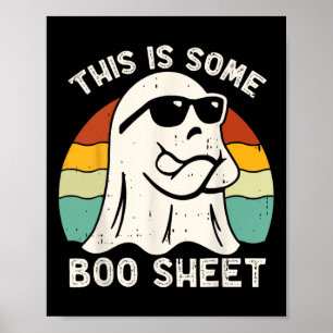 Affiche Halloween Ceci est une feuille de livre