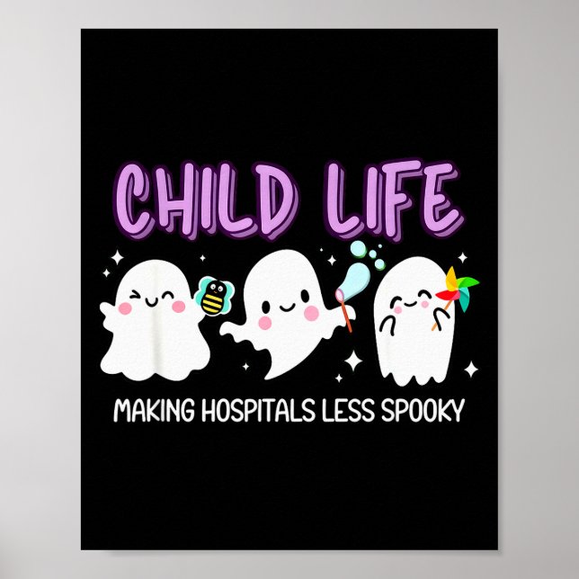 Affiche Halloween Child Life Specialist, Fall Child Life S (Devant)