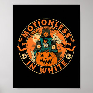 Affiche Halloween Citrouille Motionlesses amusantes en bla
