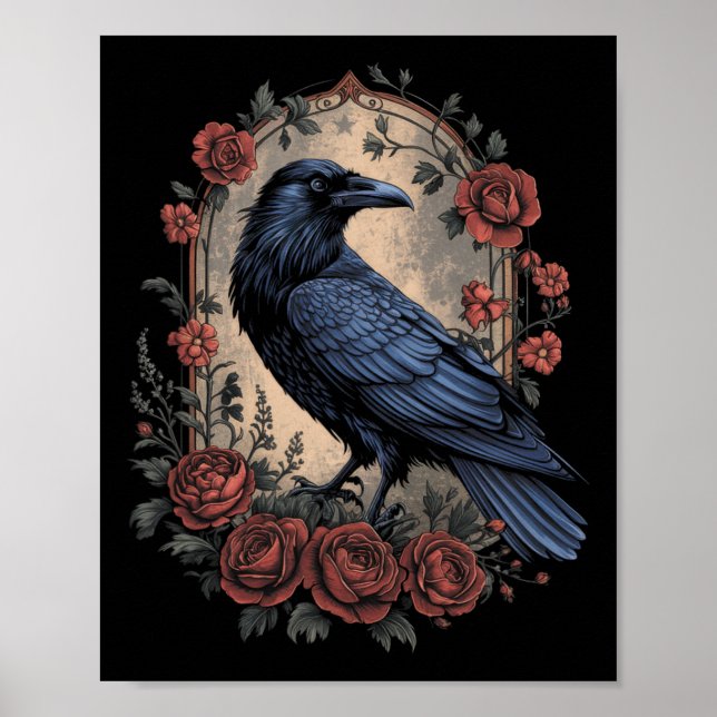 Affiche Halloween Dark Mysterious Nature Imaginaire (Devant)