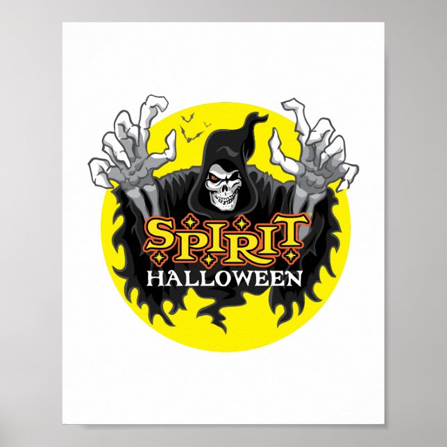 Affiche Halloween de l'esprit (Devant)