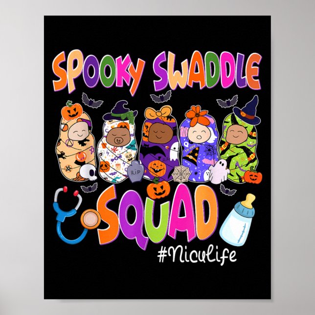 Affiche Halloween drôle (Devant)