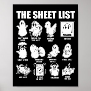 Affiche Halloween Drôle Chemise Boo Feuille Halloween La C