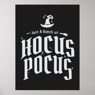 Affiche Halloween drôle Hocus Pocus Witch