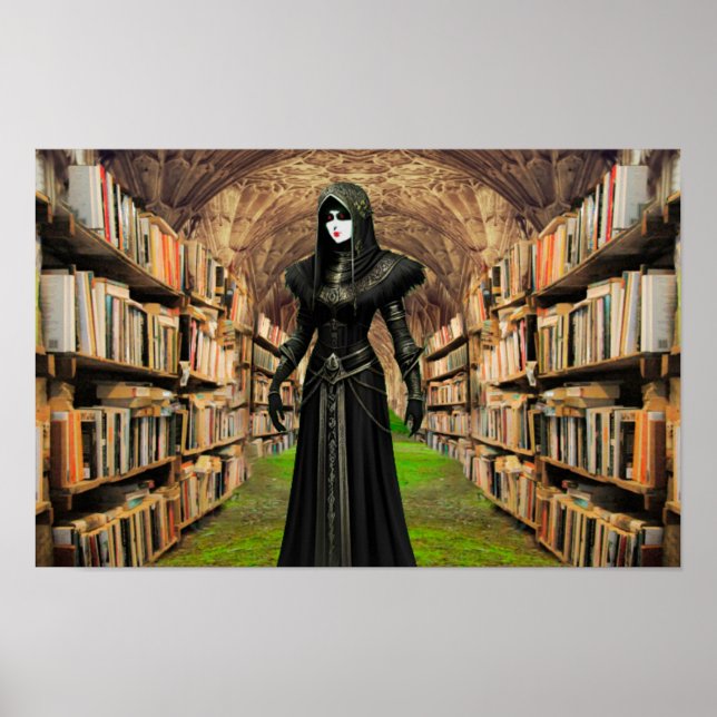 Affiche Halloween éffrayant. (Devant)