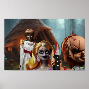 Affiche Halloween effrayant.