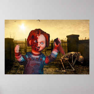 Affiche Halloween effrayant.