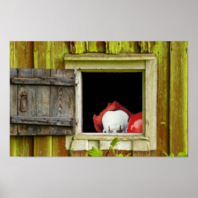 Affiche Halloween effrayant. (Devant)