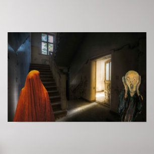 Affiche Halloween éffrayant.