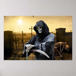 Affiche Halloween éffrayant.