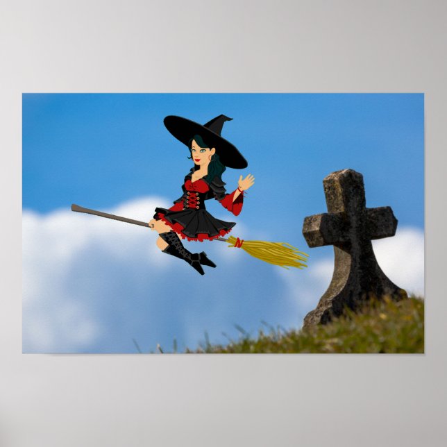 Affiche Halloween éffrayant. (Devant)