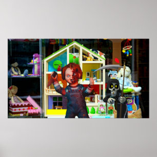 Affiche Halloween effrayant.