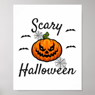 Affiche Halloween effrayant