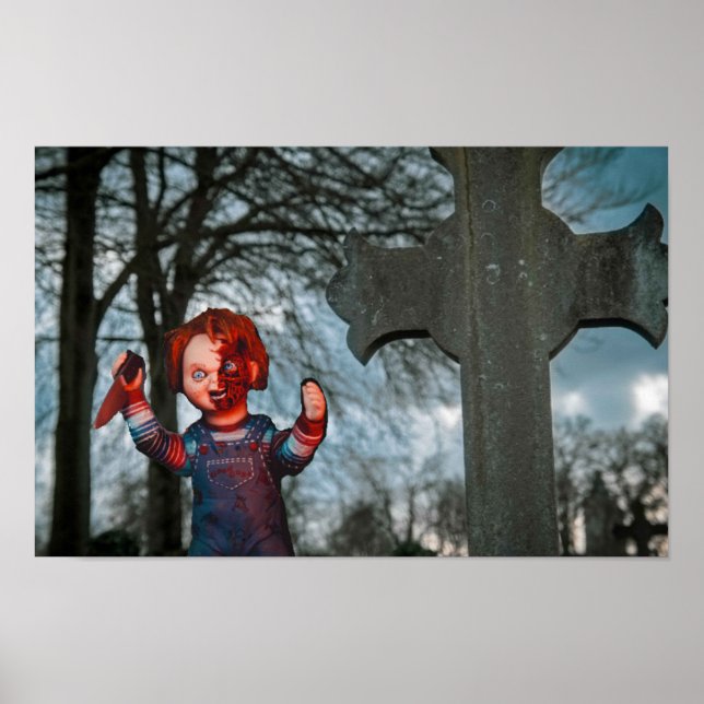 Affiche Halloween éffrayant. (Devant)