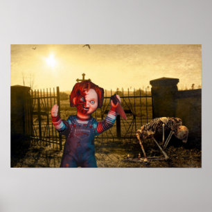 Affiche Halloween effrayant.