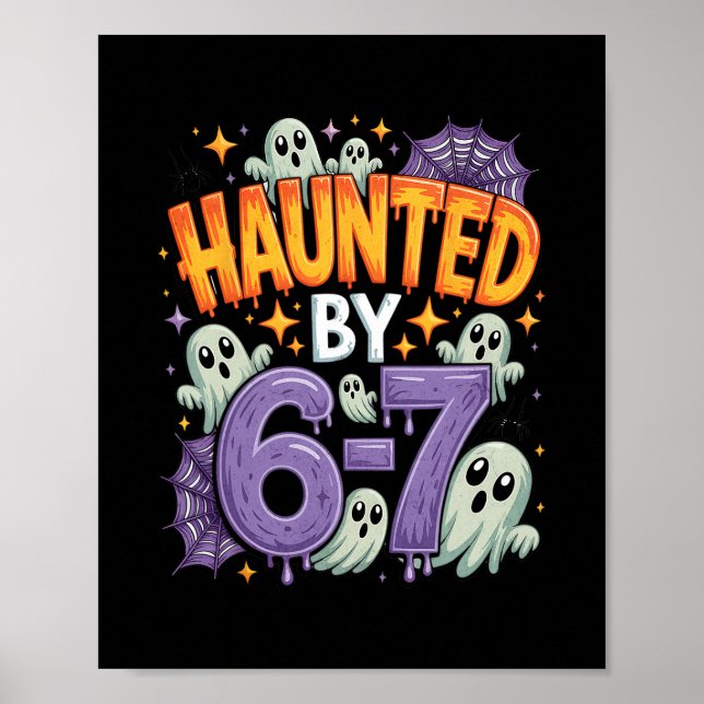 Affiche Halloween effrayant 67 Six Sept Mème 1 (25)  (Devant)