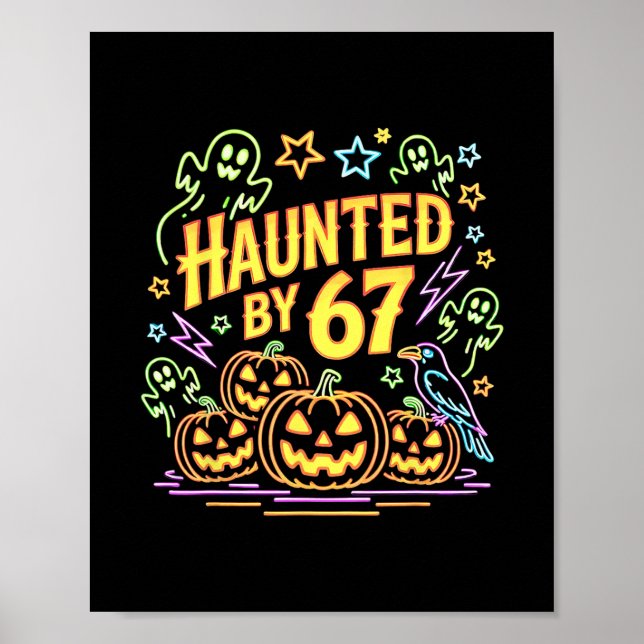Affiche Halloween effrayant 67 Six Sept Meme 1 (6)  (Devant)