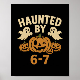 Affiche Halloween effrayant 67 Six Seven Meme 1 (11) 