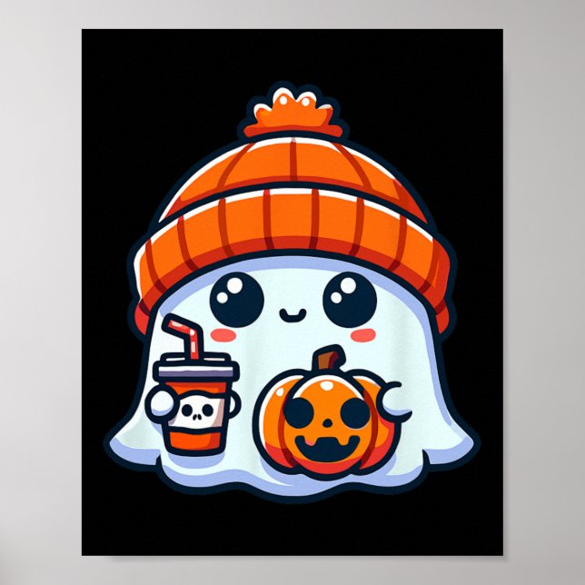 Affiche Halloween éffrayant Ghost Mens (Devant)
