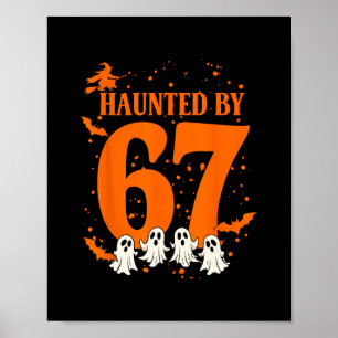 Affiche Halloween ensorcelé Ensorcelé 67 Numéro 67 Six Sep