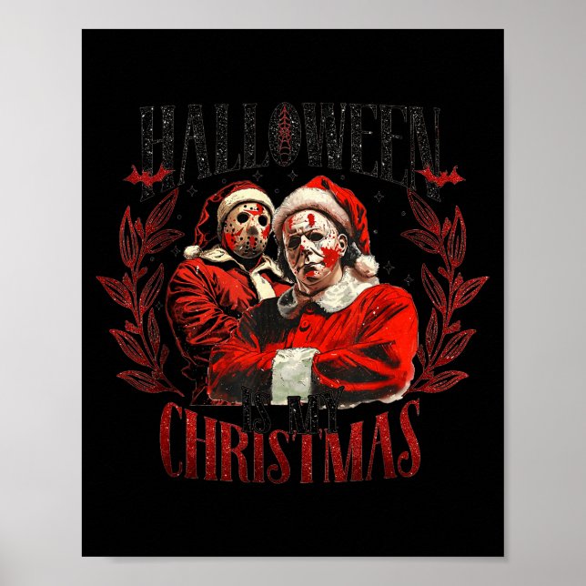 Affiche Halloween est mon Noël  (Devant)