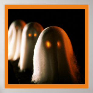 Affiche Halloween - Fantômes 3