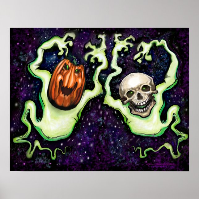 Affiche Halloween Ghost (Devant)
