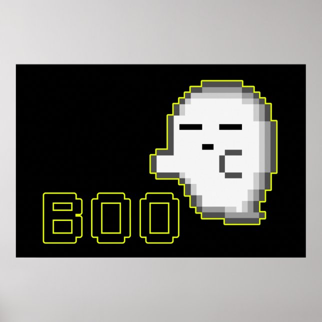 AFFICHE HALLOWEEN GHOST - BOO 2 (Devant)