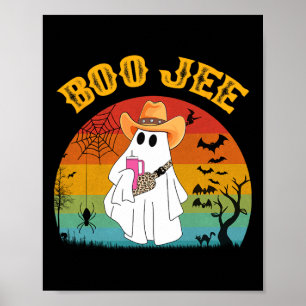 Affiche Halloween Ghost Costume Éffrayant Boo Jee Ghost av