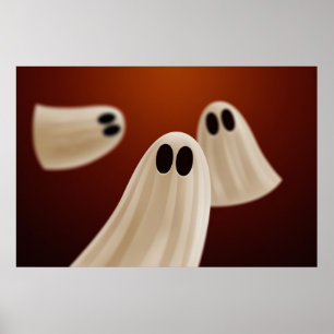 Affiche Halloween Ghosts