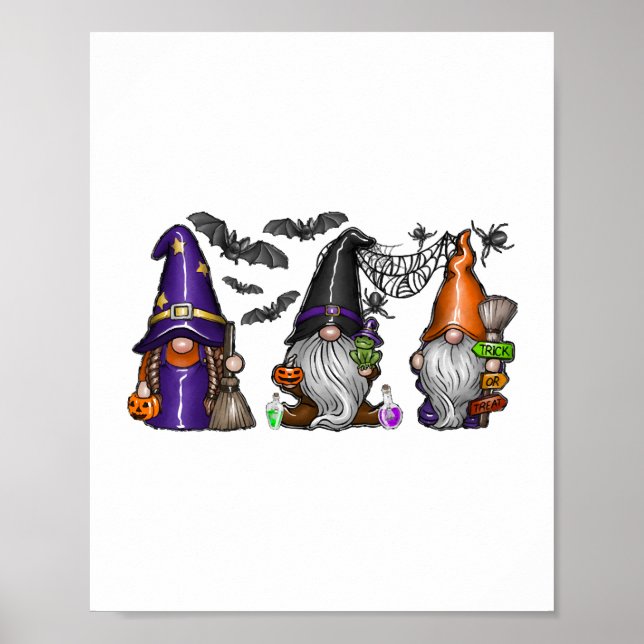 Affiche Halloween Gnome (Devant)