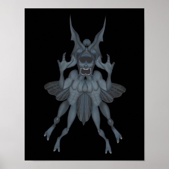 Affiche Halloween Gobelin à la peur bleue (Devant)