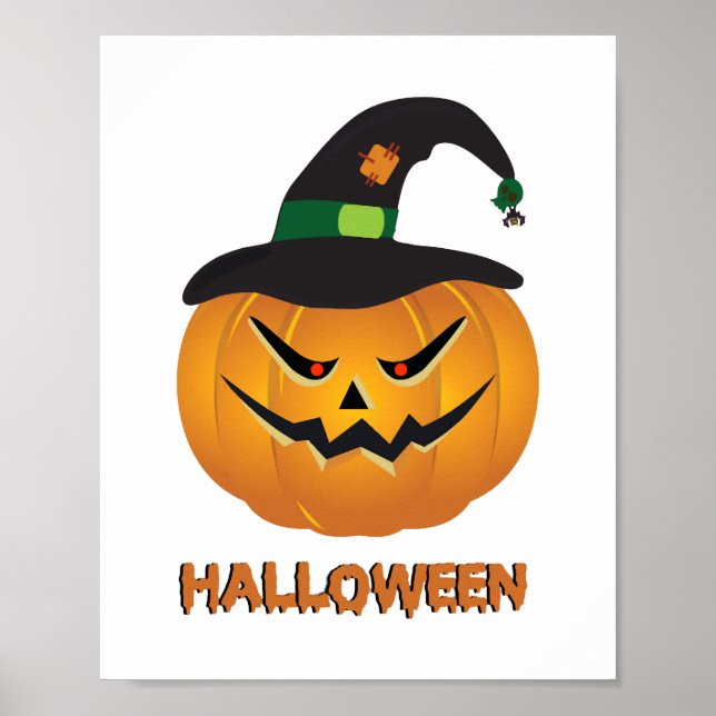 Affiche Halloween Halloweentee halloween idées de fête (Devant)