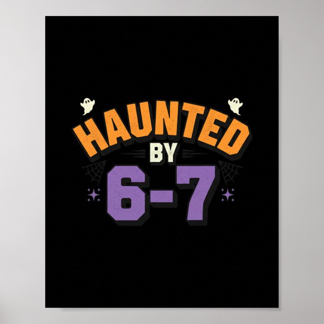 Affiche Halloween Haunted 67 Six Seven Meme 1 (15)  (Devant)