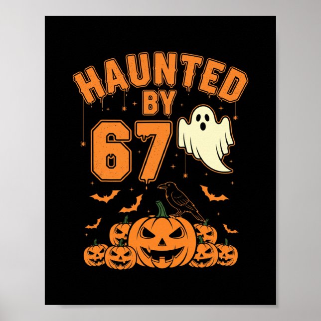 Affiche Halloween Haunted 67 Six Seven Meme 1 (21)  (Devant)