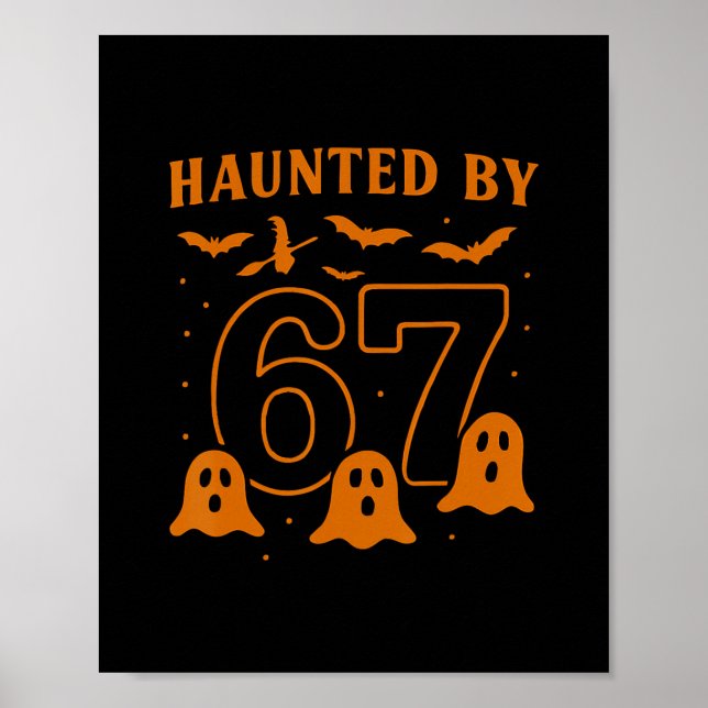 Affiche Halloween Haunted 67 Six Seven Meme 1 (22)  (Devant)