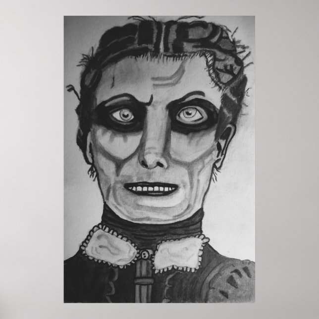 AFFICHE HALLOWEEN HAUNTED HOUSE RESIDENT GHOST (Devant)